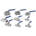 Customized Stainless Steel Ball Valve 1PC Type NPT Standard Port for Water Oil