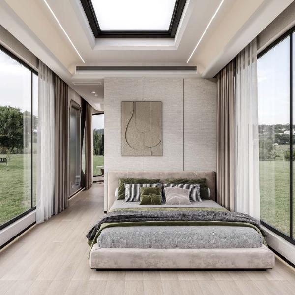 Portable Customized Modular Frame Modern Space Capsule Style Camping House For Outdoor Use