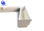 House Roofing Custom Rain Gutters System 5.2 Inch PVC Rain Gutter Downspout And
