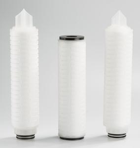 Wholesale Water Treatment Pleated Filter Cartridge Length 10 Inch 1.2 Cuber Meter Per Hour from china suppliers