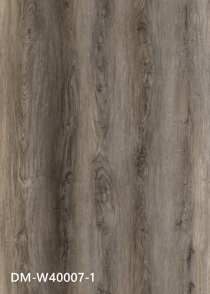 Pet Friendly Oak Stone Vinyl SPC Flooring Anti Fouling GKBM DM-W40007