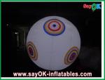 Logo Printing Inflatable Lighting Hanging Ball For Wedding Ceremony / Stage