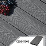 Best Solid Core Piso WPC PVC Patios Timber Smooth 3D Embossing Outdoor Composite
