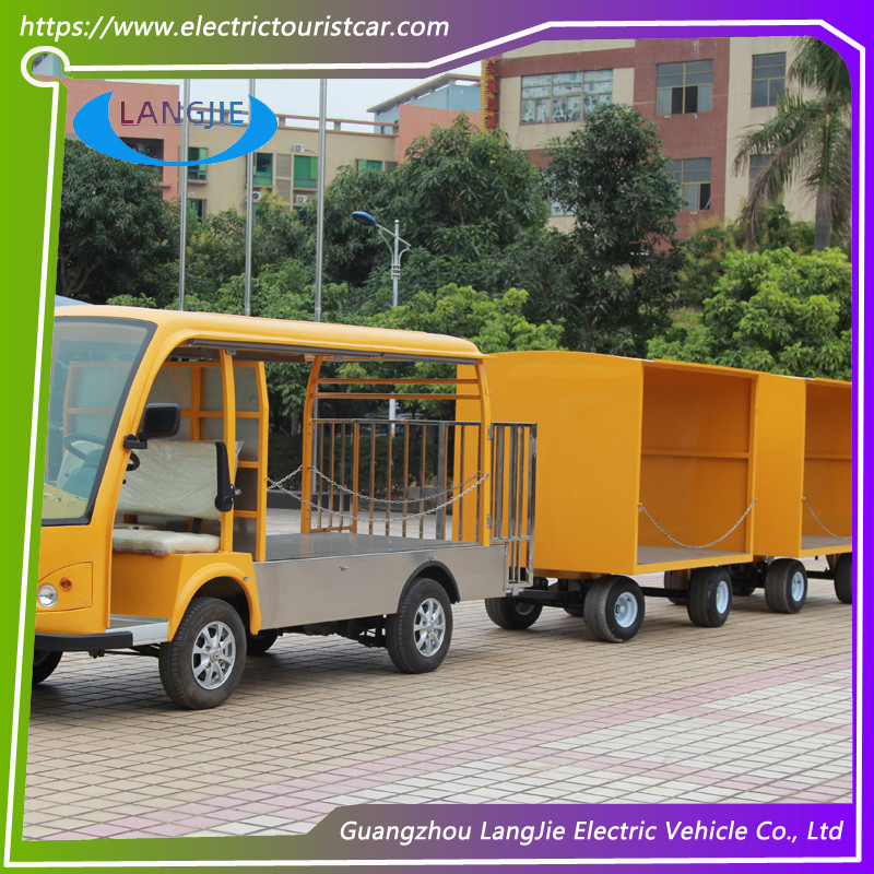 2 seats Electric Luggage Cart AC motor controller 48V electric cargo car for Hotel