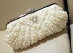 Korean wedding bag high-end pearl bag clutch chain single shoulder bag