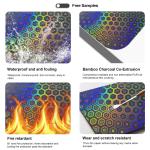 Pvc Board Laser&Mosaic Series Bamboo Charcoal Wood Veneer Interior Decor wall