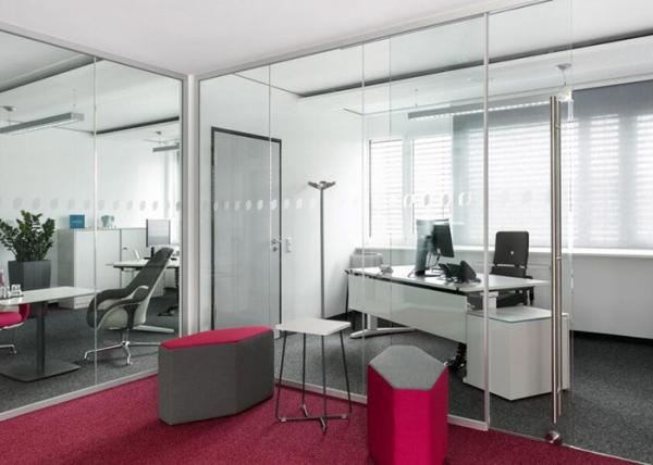 Factory Direct Sales 79mm 90mm 108mm Aluminum Frame Thickness Glass Partition