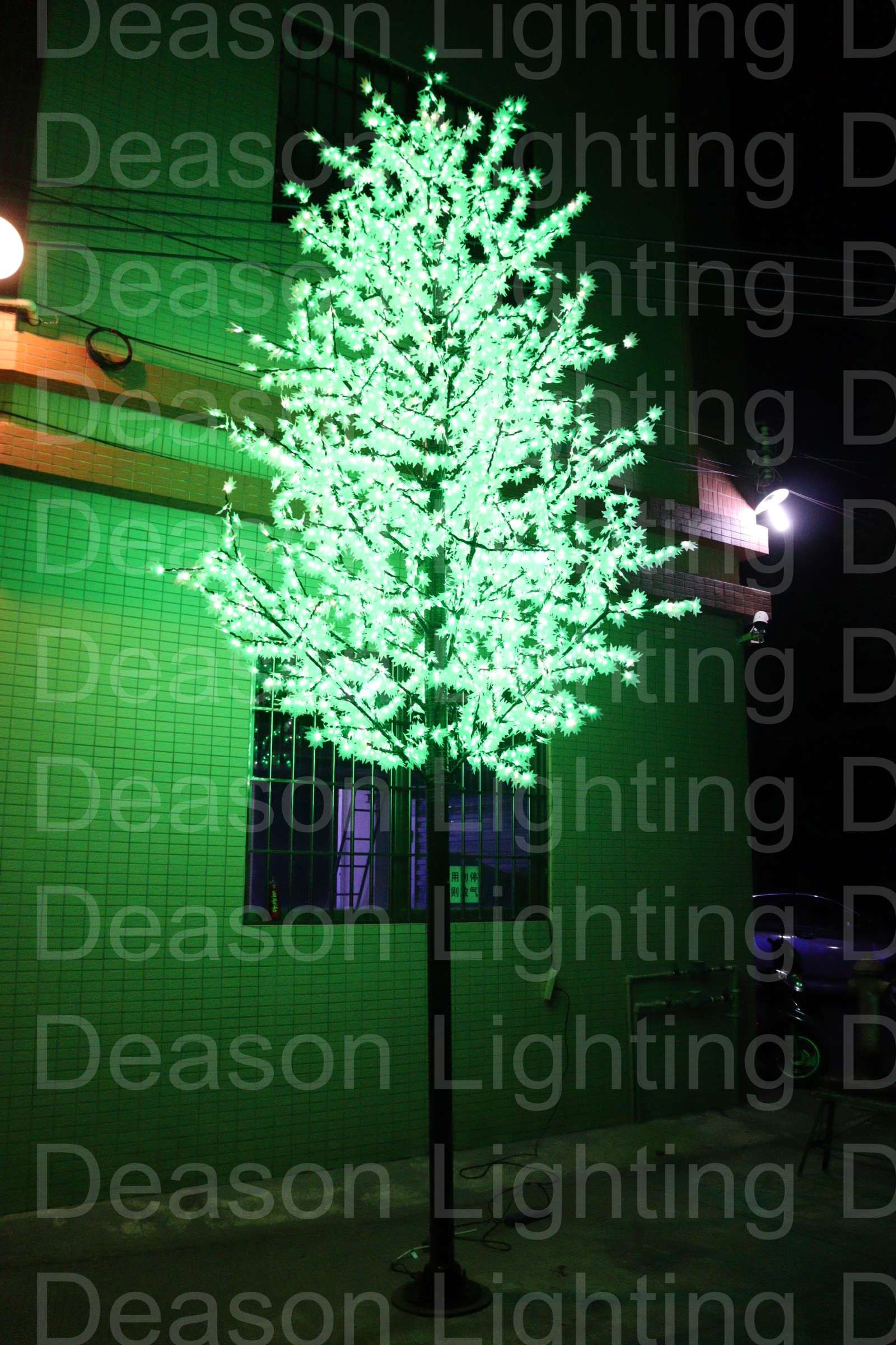 rgb color changing led maple tree lights
