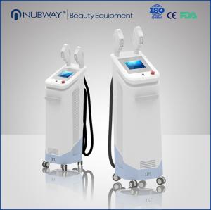 Wholesale Multifunctional 2 handles SHR+IPL hair removal skin rejuvenation machine from china suppliers