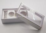Recycled Sturdy White Cardboard Gift Boxes With Lids Blister Inner Stage Tray