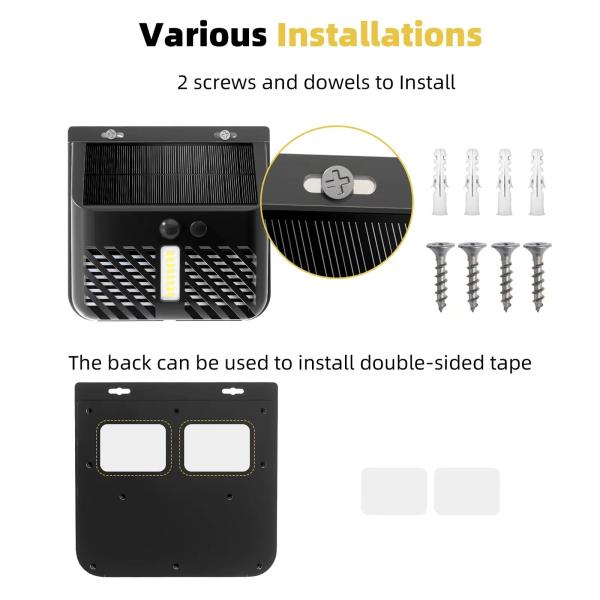 PIR Motion Sensor Solar Mosquito Killer Lamp Insect Repellent Fly Killer ABS Material