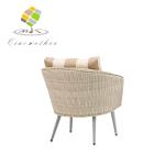 Luxury Wicker Garden Furniture Modern Patio Furniture Aluminum Frame Rattan