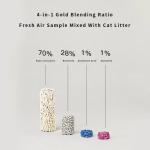 OEM Natural strong clumping dust free bentonite tofu mixed cat litter sand