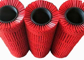 Nylon Bristle Polypropylene Solar Panel Cleaning Brush Cylinder Rotary Roller