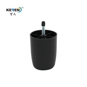 Wholesale KR-P0114 4 Inch Pp Plastic Furniture Legs Replacement , Round Screw Plastic Couch Feet from china suppliers