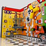 Children Play Equipment Indoor Commercial Indoor Fun Climbing Wall For Active