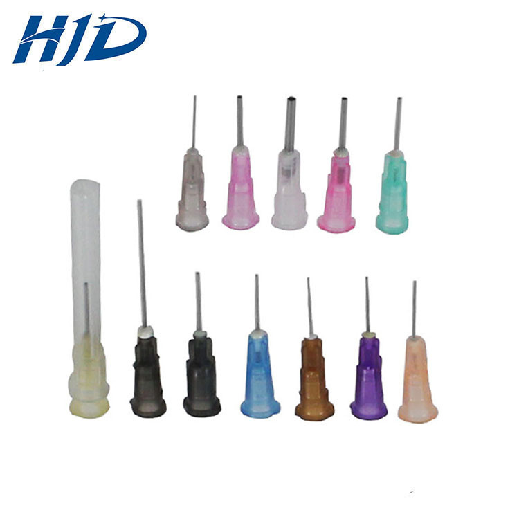 Disposable PP Glue Syringe Needle With Burr Free Polished Flexible Pin