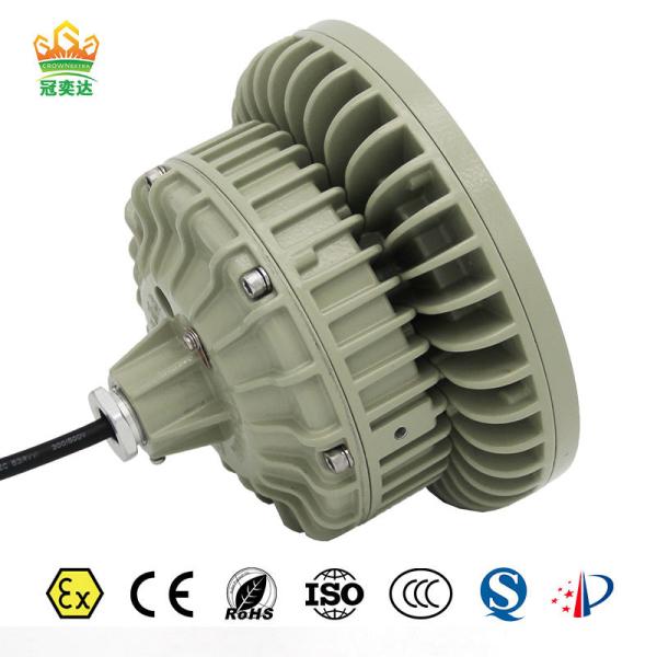 IP66 Certified ATEX Explosion Proof LED High Bay Light For Oil Gas Chemical Mining Environments Efficiency 160lm/w