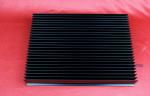 Black Anodize Extruded Big Power Aluminum Heat Sink For Solar Energy Equipment