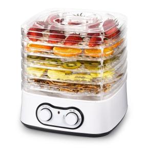 Wholesale 5 Trays Home Fruit And Vegetable Drying Machine Adjustable Temperature Vegetable Fruit Food Dehydrator from china suppliers