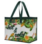 Printing Insulated Reusable Lunch Cooler Bag Collapsible For Grocery Heavy Duty
