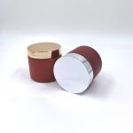 200ml Red Matte Double Wall Plastic Jars For Scrub Body Care