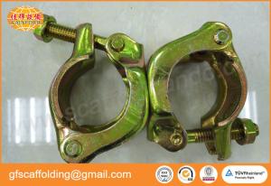 Wholesale 48.6mm scaffolding JIS swivel coupler 0.65KG for 48.6mm tubes in Vietnam gas engineering project from china suppliers
