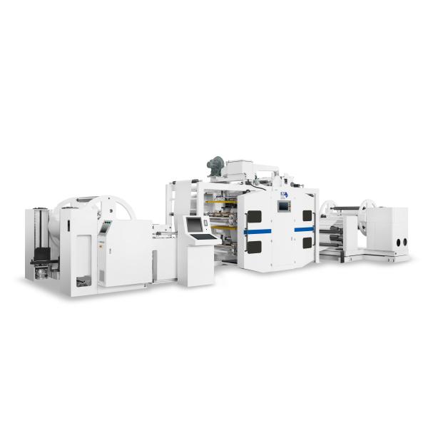 High Efficiency Flexographic Printing Machine Sturdy High Speed Flexo Printing