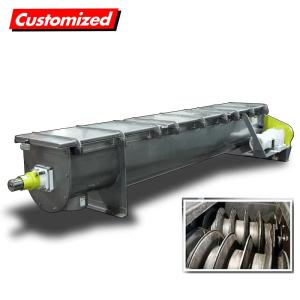 Wholesale OEM Custom Thermal Processing Heater Screw Drying Auger Hollow Flight Heating Screw Conveyor from china suppliers
