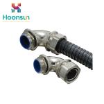 Right Angle Protection 90 Degree Flexible Conduit Connector IP68 Cable Gland