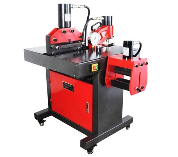 220V 50HZ Hydraulic Crimping Tool Busbar Bending Cutting Machine For 150X10mm Al