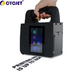 China CYCJET Large Printing Handheld Inkjet Printer 300dpi Easy Operation For Carton on sale