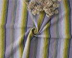 Wear Resistant Striped Material Fabric 190Gsm T - Shirt Cotton Yarn Dyed Cloth