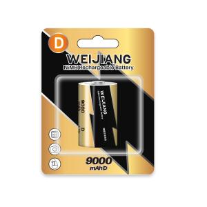 Wholesale Professional OEM Supplier LR20 Rechargeable Batteries 1.2v D Size 9000mAh nimh Battery For Flashlights Electric Toys from china suppliers