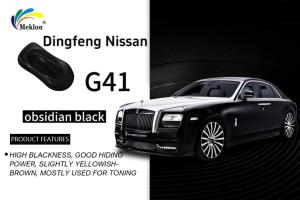 Wholesale Dongfeng Nissan G41 Obsidian Black Refinish Car Paint Subltle Metallic Sheen Acrylic from china suppliers