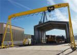 Electric Single Girder Goliath Gantry Crane Customized