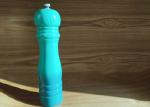Adjustable Rubber Wood 4colors Salt / Spices / Pepper Mill