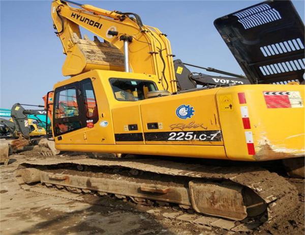 korea hyundai chain korea excavator 220-5 korea hyundai crawler excavator with