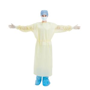 Wholesale Hospital Patient Clothing Pp Disposable Isolation Gown Surgical Non Sterile Yellow from china suppliers