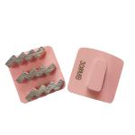 Triple ZIGZAG Segments Redi Lock Diamond Grinding Shoes for Husqvarna