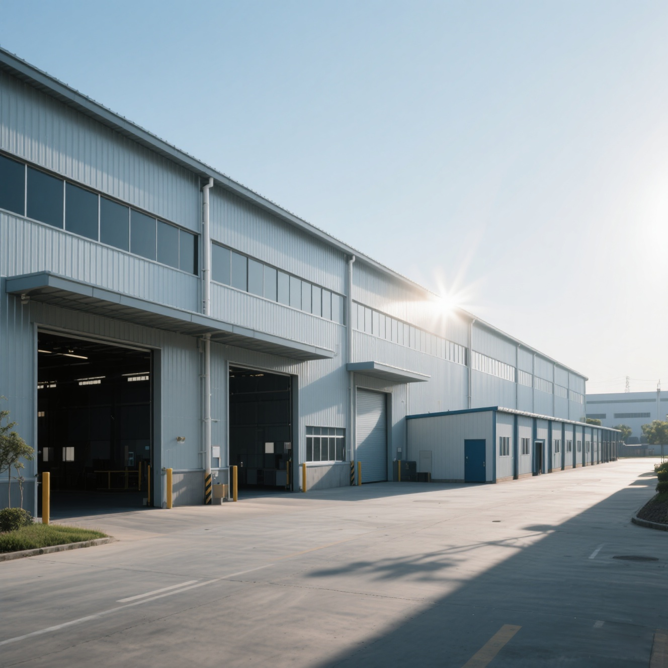Lightweight Prefab Small Buildings Industrial Commercial Easy Transport