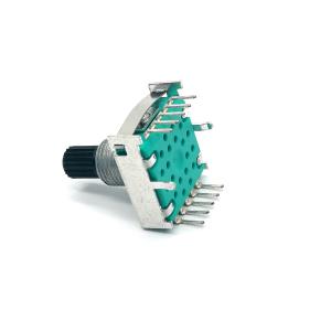Wholesale 17mm Single Pole Triple Throw Rotary Switch 0.3A 100k Log Potentiometer from china suppliers