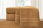 Microfiber Bed Sheet Set for Solid Color Comforter Bedding in Canada and Mexico