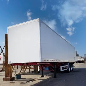 Wholesale 40ft 3 Axles Light Weight FRP Coating Insulation Box Truck Semi Trailer for Dry Freight Temperature Control Cargos from china suppliers