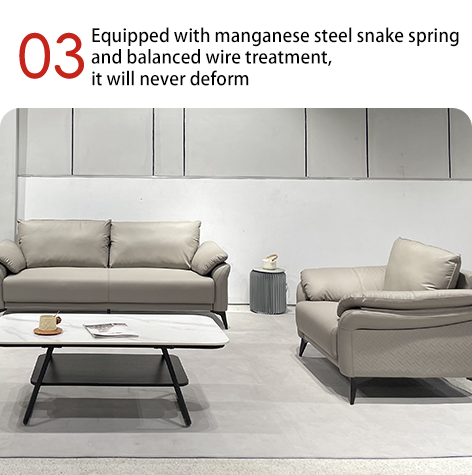 Cat Scratch Leather Sofa, Small-sized Living Room, Simple Double and Three Person Nordic Clothing Store Apartment, Orange Color