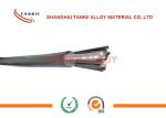 Thermocouple Fiberglass / Vitreous Cable K Type , Silica Insulation ANSI 96.1