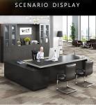 L Shape Executive Office Furniture Desk With Environmental Protection MDF Wood
