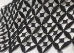 Poly Guipure Water Soluble Chemical Dying Lace Fabrics Embroidered For Lace Top