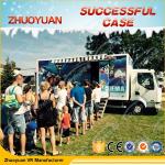 Movable Amazing 7D Cinema Simulator 6 Seats With Lighting / Rain Simulation