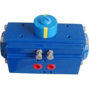 Wholesale 0-90 degree rack &amp; pinion double action and spring return pneumatic actuator for valves from china suppliers
